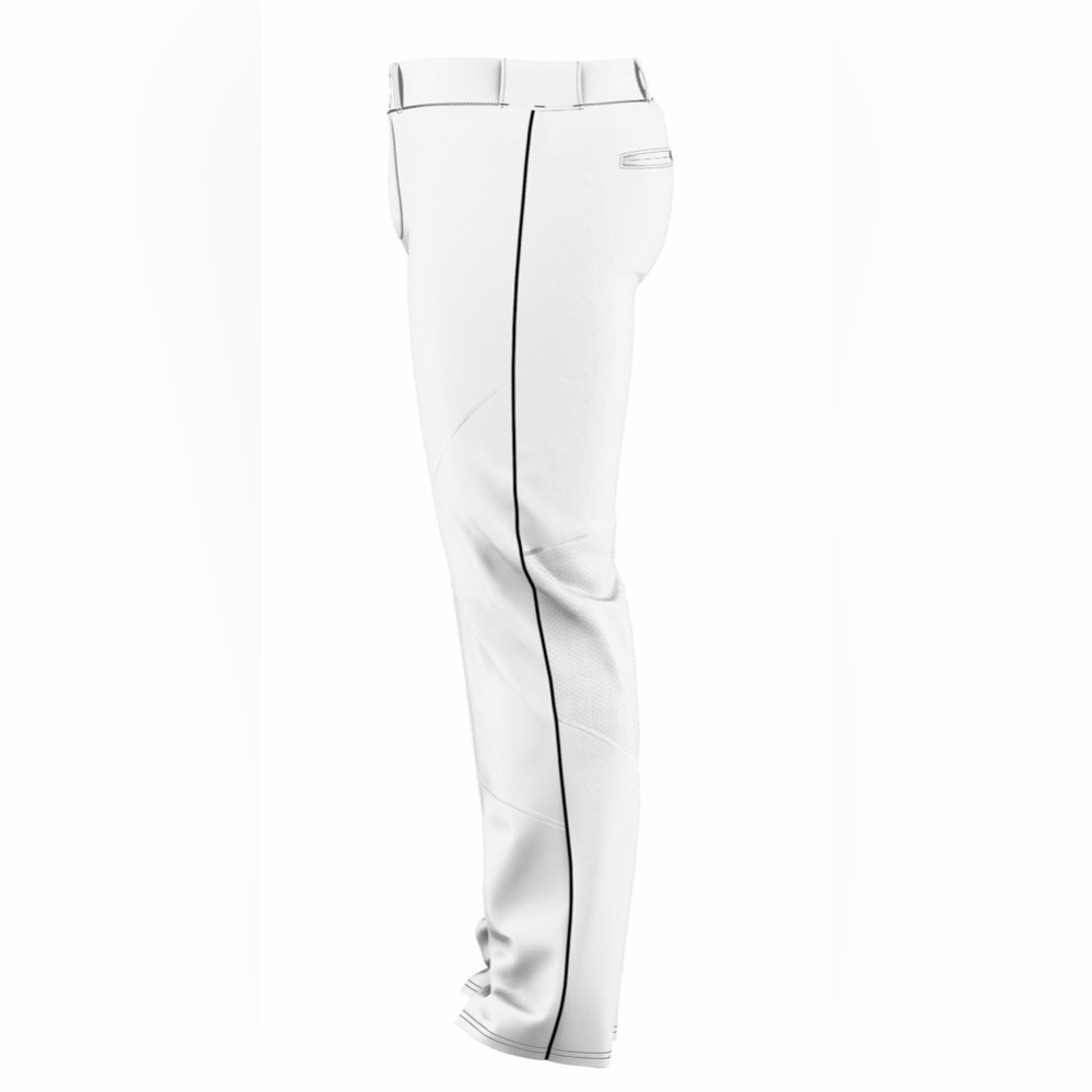 Alleson Boys' Large Open Bottom Velcro Adjustable Length Baseball Pants